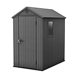 Keter Gerätehaus Darwin 4x6, Grau, Außenmaße...