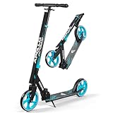 Apollo Phantom Pro City Scooter - XXL-Räder, faltbar, höhenverstellbar, Tretroller für Erwachsene, Kinder und Jugendliche, kompakter City-Roller