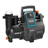 Gardena smart Pressure Pump: Hauswasserautomat via App/Tablet steuerbar, Fördermenge 5000 l/h, wartungsfrei, integrierter Vorfilter, 8 m max. Ansaughöhe, Trockenlaufsicherung (19080-20)