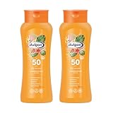 dulgon 2x Sonnencreme 50 wasserfest 250ml - Sonnencreme ohne Octocrylene - Schutz vor UVA & UVB - Sonnenschutz Creme 50 vegan & mikroplastikfrei - Sun Cream, Sonnenschutz 50, Sonnencreme LSF 50