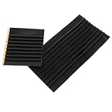 MOTHNUR 100 Stück Selbstklebende rutschfeste Silikon Kleiderbügel Streifen für Holzkleiderbügel Rutsch Hanger Grips Installieren für Zuhause Geschäfte und Kleidungsläden