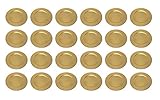 TAMLED 24 x Platzteller used look Dekoteller Ø 33 cm gold...