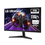 LG Electronics 24GN60R-B.BEU 60,4 cm (24 Zoll) UltraGear IPS Gaming Monitor (1 ms GtG, 99% sRGB, AMD Free Sync Premium, HDR 10) Schwarz