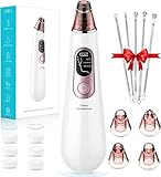 Mitesserentferner Porenreiniger Porensauger Mitesser sauger Akne Entferner Gerät, Vinmall Pickelentferner Vakuumsauger Blackhead Remover Vacuum mit 4 Austauschbare Saugköpfe