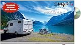 REFLEXION LDDX27IBT+ Smart LED Fernseher Powered by webOSHub, 69 cm/27 Zoll, Rahmenloser Camping/Boot/LKW TV, Slimline, 12/24/230 Volt, Full HD, Triple Tuner, Bluetooth, WLAN, Schwarz/Silber