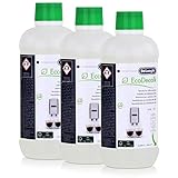 3er Pack DeLonghi Entkalker EcoDecalk für Kaffevollautomaten DLSC500 / 8004399329492 - 500ml