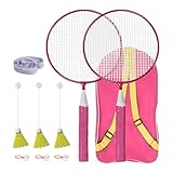 Tragbarer Badminton Rebound Trainer - Individuelle Trainingshilfe | Federbälle Schläger Sport Zubehör | Geeignet für Kinder, Anfänger bis Profis | Verbessert Fähigkeiten, lustiges Übungswerkzeug