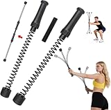 2pcs Battle Ropes Ohne Seil, Tragbar Schwere Battle Ropes, Ganzkörpertrainingsgeräte Robuste Rutschfester Griff, Power Rope für Innenräume im Freien Training, Boxen Und Training