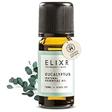 ELIXR – Eukalyptusöl zur Raumbeduftung, für Aromatherapie & als Massageöl – 100% naturreines ätherisches Öl aus Eukalyptus – zertifizierte Naturkosmetik aus Deutschland (10ml)