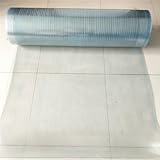 Klare Kunststoffplatt Polycarbonat-Dachplatte,0,8mm Glasfaserplatte,Stark Stoß Gewächshausplatte Stegplatten Ersatzplatten,Gärten Terrassen Balkon Fenster,Leicht zu Schneiden (1.5x6m)