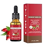 Bio-Hagebuttenöl – Kaltgepresstes Natürliches Feuchtigkeitsöl, Rein | Anti-Aging-Narbenreparatur, Feine Linien, Trockenheit, Gesicht, Haare, Körper, Hauternährung Für Den Täglichen Gebrauch