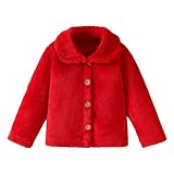 GZSRTT Baby Herbst Outfit,Arbeit Jacke Kinder Winter Fleece Jacke Kinder Lang Teddyjacke Kinder Jungen Softshell Overall Roter Overall Mit Kapuze Baby Winter Overal Baby Geschenk Junge,Kinder Jacke Mi