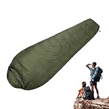 Warmer Schlafsack: Campingsack für Erwachsene, voll für kaltes Wetter, wasserdichter Winterschlafsack | leichte isolierte Campingausrüstung, Outdoorschlafsack