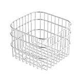 Fenteer Kleiner Draht-Aufbewahrungskorb, Metall-Aufbewahrungskorb, Organisationskorb, dekorativer Kleiner Obstkorb für Zuhause, Büro, Schlafzimmer, Wohnmobil, 13cmx13cmx10cm