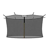 Baunsal® Trampolin Sicherheitsnetz Ø 305 cm (JS-IN) für 8 Netzstange Netzhöhe 180 cm Ersatzteile Trampolin Netz Trampolin Schutznetz Sicherheitsnetz Kinder Trampolin Ersatznetz Trampolin outdoor