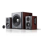 Edifier S350DB Lautsprecher System, Home-Entertainment Regallautsprecher und Subwoofer 2.1, mit Bluetooth V4.0 aptX in Holz/schwarz