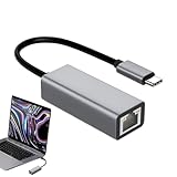 ARIOU Ethernet Adapter USB Typ-C, USB Typ-C zu Ethernet, USB Typ-C auf Gigabit Ethernet, USB Typ-C Netzwerkadapter kompatibel mit USB Typ-C Geräten