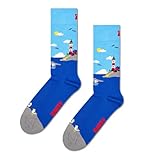 Happy Socks Lighthouse Sock (DE/NL/SE/PL, Numerisch, 41, 46, Regular, Regular, Mehrfarbig)