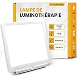 Top Life Lichttherapie-Lampe 10000 Lux – Jeden Tag mehr Energie – Nomadische Tageslichtlampe mit vollem Spektrum – Verbessert die Stimmung und die Moral