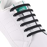 SDARMING Schnürsenkel ohne Binden für Kinder und Erwachsene, Elastische Silikon Schnürsenkel für Sportschuhe, Wasserdichte Schleifenlose Schuhbänder für Laufschuhe