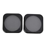 Jiawu Deckenlautsprecher Grill 109 Mm Langlebiger Schutzlautsprecherschutzschutz für Heimkino-Bootsauto-Lautsprecher, 2 Grills und 8 Schrauben