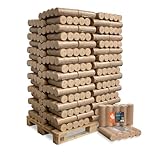 HEIZFUXX Holzbriketts Nestro XL Blue Weichholzbriketts Kaminbriketts Ofenbriketts Brennholz Brikett Gluthalter 10kg x 96 Gebinde 960kg / 1 Palette Paligo