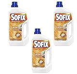 SOFIX Laminatreiniger, Bodenreiniger, 3x1 l, für besonderen Glanz durch Kokos-Öl