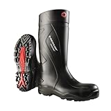 Dunlop Protective Footwear, C762041, Purofort+ Full Safety, Schwarz/Rot, Größe 43 EU