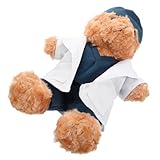 BESPORTBLE Bär Plüschpuppe Weicher Stoffbär Mütze Kuscheltier Und Deko Für Arztpraxis Und Geschenkideen Süßes Arztbär Stofftier Für Erwachsene