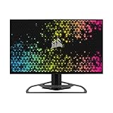 Corsair XENEON 32UHD144 Gaming-Monitor - 32 Zoll, IPS UHD (3840 x 2160) AMD FreeSync™ Premium Adaptive Sync, 144Hz Bildwiederholrate, 1ms, DisplayHDR600, HDMI 2.1, DisplayPort 1.4, USB-C 3.1 - Schwarz