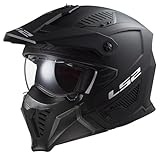 LS2, Jet/Modularhelme Motorrad DRIFTER SOLID Matt Black, XXL