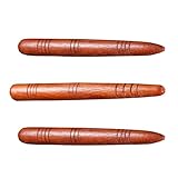 HOMSFOU 3 Stück Akupunkturpunktstifte aus Natürlichem Holz Manueller Massage Akupressurstab für Ganzkörper Leichte für Nacken Schulter Beine und Füße