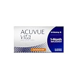 ACUVUE Kontaktlinsen Vita for Astigmatism Monatslinsen weich, 6 Stück/BC 8.6 mm/DIA 14.5 / CYL -0.75 / Achse 180 / -0.25 Dioptrien