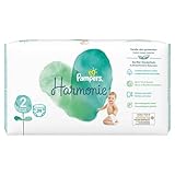 Pampers Harmonie Windeln, Größe 2, 39 Stück, 4-8 kg, sanfter Hautschutz und pflanzliche Inhaltsstoffe, Essential Pack