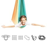 Sensorische Schaukel – Doppellagige Kinderschaukel | Für den Innen- und Außenbereich geeignet, 360° drehbar, belastbar bis zu 100 kg | Ideal für Menschen mit sensorischen Verarbeitungsstörungen und be