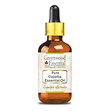 Greenwood Essential Naturreine Copaiba Essentiell Öl (Copaifera officinalis) mit Glas Tropfer Naturreine Therapeutischer Qualität Dampfdestilliert 15ml (0.50 oz)