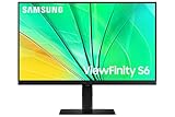 Samsung ViewFinity S6 S24D600EAU S60UD Series LED-Monitor 61 cm 24' 2560 x 1440 QHD @ 100 Hz IPS 350 cd/m² 1000:1 HDR10 5 ms HDMI DisplayPort Schwarz