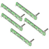 DollaTek 5 Stücke 75 MM B103 10 Karat Ohm Schiebepotentiometer Doppel Linear 10 Karat Elektronische Potentiometer
