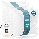 LILENO HOME 4er Set Kissenfüllung 40 x 40 cm - 95°C...