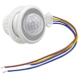 FOYTOKI Bewegungssteuerung LED Schalter für Lampen Controller mit Einstellbarer Empfindlichkeit und Einfacher Installation für Innenanwendungen Ersatz für Defekte