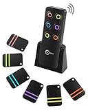 Schlüsselfinder-Esky Key Finder Schlüsselfinder pfeifen pfeifen mit 6 Empfängern für Schlüssel, Brieftasche, Telefon und Haustier-Tracker Geschenke für Eltern