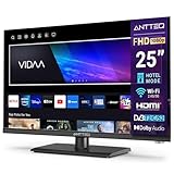 Antteq V25-AF3Q1 Smart TV 25 Zoll (Fernseher 62 cm),FHD,Triple Tuner(DVB-T2/S2/C),App Store,Netflix,Prime Video,DAZN,UVM,WiFi,Hotelmodus,2024