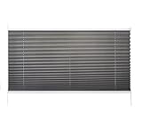 ondeco Plissee Base Sonnenschutz für Fenster innen mit Spannschuh Bohren Sichtschutz für Tür Grau 70 x 210 cm