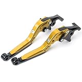 Motorrad Kupplungshebel für KAWASAKI für NINJA 650 2017-2025 CNC-Aluminium-Motorradhebel, verstellbar, faltbar, ausziehbar, Kupplungs- und Bremshebel, Motorradteile