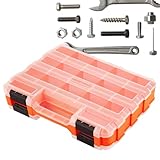 Werkzeugkasten - 34-Fach Aufbewahrungskoffer Tragbar | Aufbewahrung Für Schmuck Perlen Und Kleinteile,Für Hardware Nägel Schrauben Muttern Steckschlüssel Kleinteile Perlen
