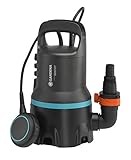 Gardena Schmutzwasser-Tauchpumpe 9000: mit Fördermenge 9.000 l/h, Automatic-Funktion, Schwimmschalter mit Dauerlauffunktion, Schmutzpartikel bis zu 25 mm, Schnellkupplungssystem (9040-20)