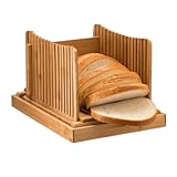 MEIZHITU Brotkasten Brotbox Bambus-Brotkasten Für Arbeitsplatten-Brotkasten-Aufbewahrungsraum Lebensmittelaufbewahrung Für Gebäck Donuts Brotaufbewahrung