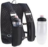 Laufweste für Damen und Herren - 5L Ultraleicht Trinkrucksack Trail Rucksack Trinkweste reflektierende Running Vest Trinkrucksack zum Laufen Herren Damen für Wandern Marathon