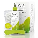 efasit Hornhaut Sofort-Entferner - Beseitigt Hornhaut in 10 Minuten, Ohne Hobeln und Raspeln, Sofort-Effekt nach 1 Anwendung, Mit pflegenden Inhaltsstoffen, Komplett-Set, 200 ml