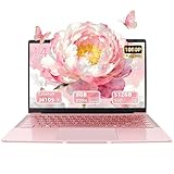 Fsjun 14' Laptop Roségold, Quad-Core Prozessor Celeron J4105 [schneller als N4000 und AMD 3020e], 8GB RAM, 512GB SSD, FHD IPS, HDMI, WLAN, Bluetooth, ultraleichtes und tragbares Notebook für Studenten